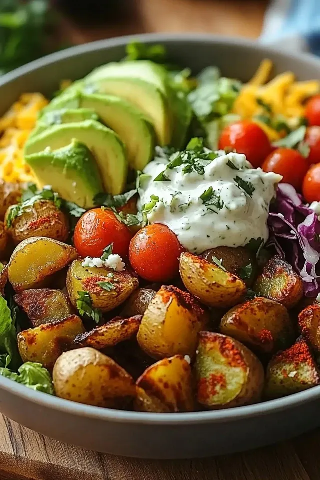 Kartoffel Taco Bowl Meal Prep