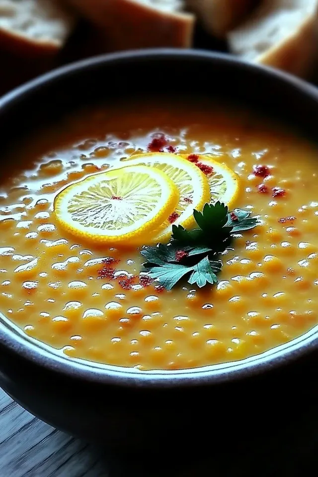 Libanesische Zitronenlinsensuppe: Veganes Wohlfühlgericht
