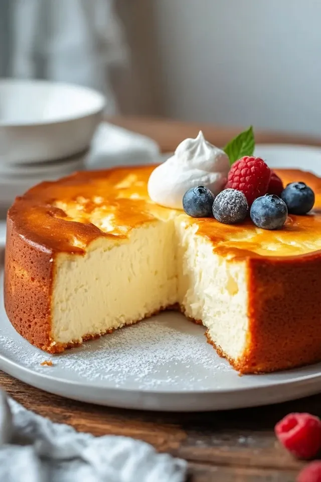 Low Carb Quarkkuchen ohne Boden – Cremig & Zuckerfrei