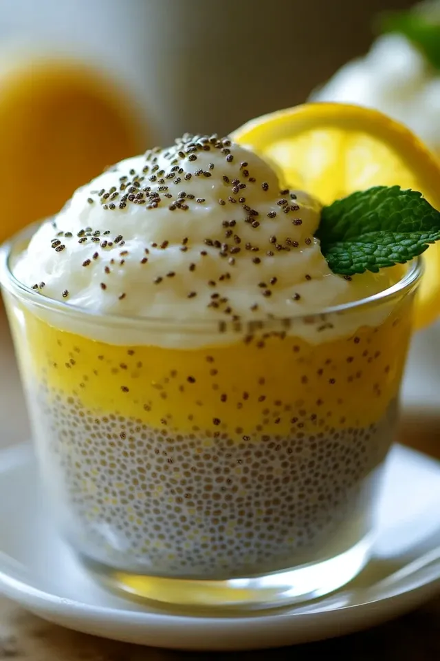 Mini Lemon Chia Puddings – Ein himmlisches Frühstück für jeden Anlass