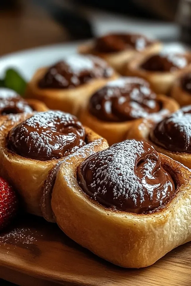 Nutella-Zimt-Toast-Rollen – Ein Frühstückstraum für Genießer