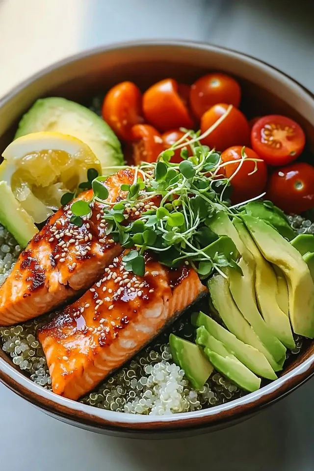 Knusprige Lachs Bowls: Ein schnelles Feierabendessen