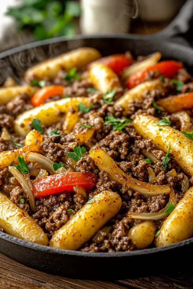 Schupfnudelpfanne mit Hackfleisch – Einfach und Herzhaft
