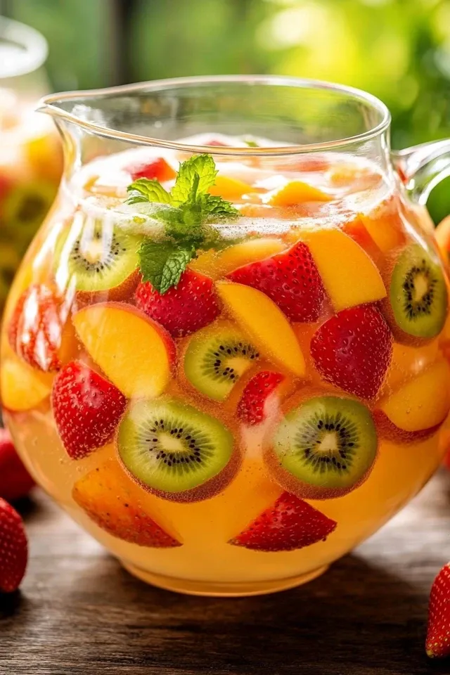 Erfrischende Sommerbowle ohne Alkohol für heiße Tage