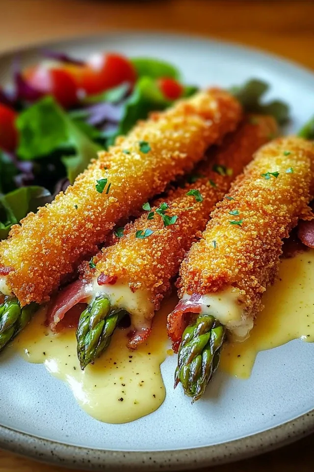 Spargel Cordon Bleu mit einer besonderen Note