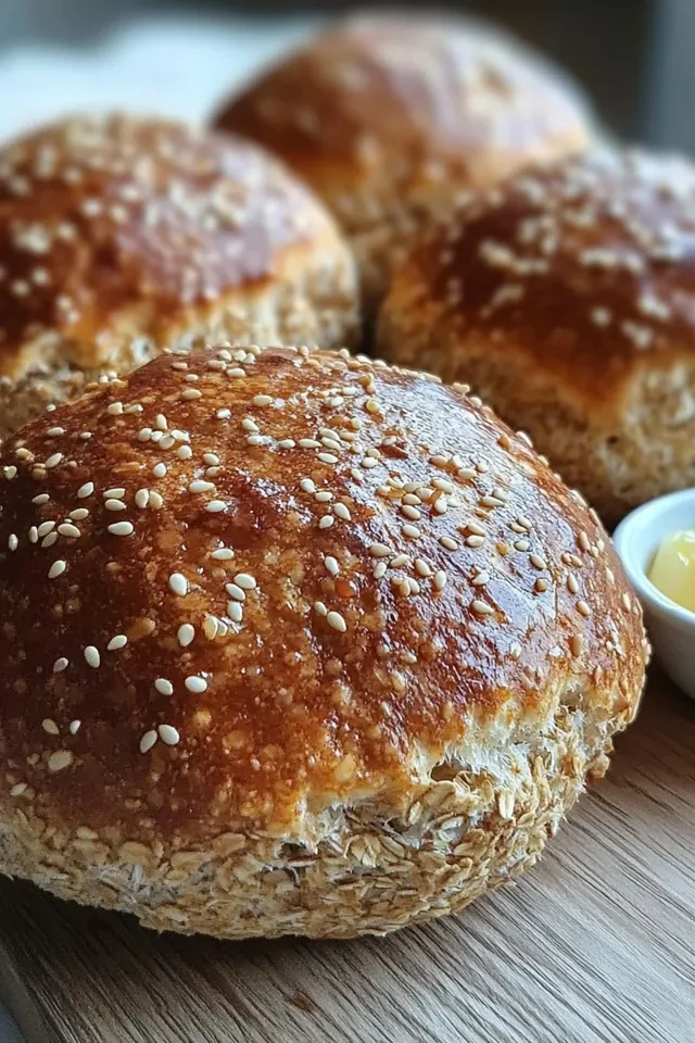 Turbo Haferflocken Brötchen für jedes Frühstück