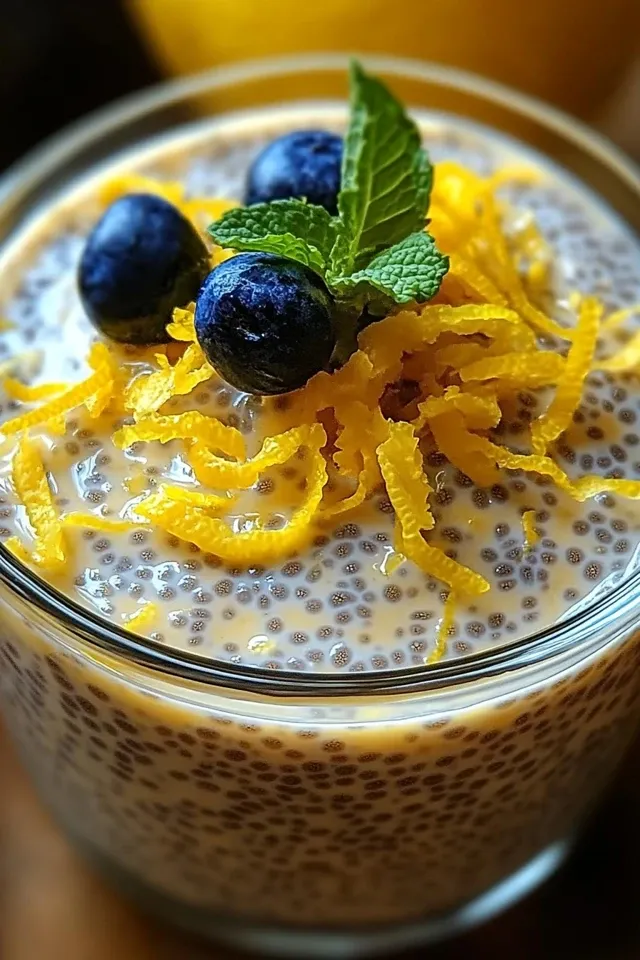 Zitronencreme Chia Pudding – Ein einfacher, gesunder Genuss